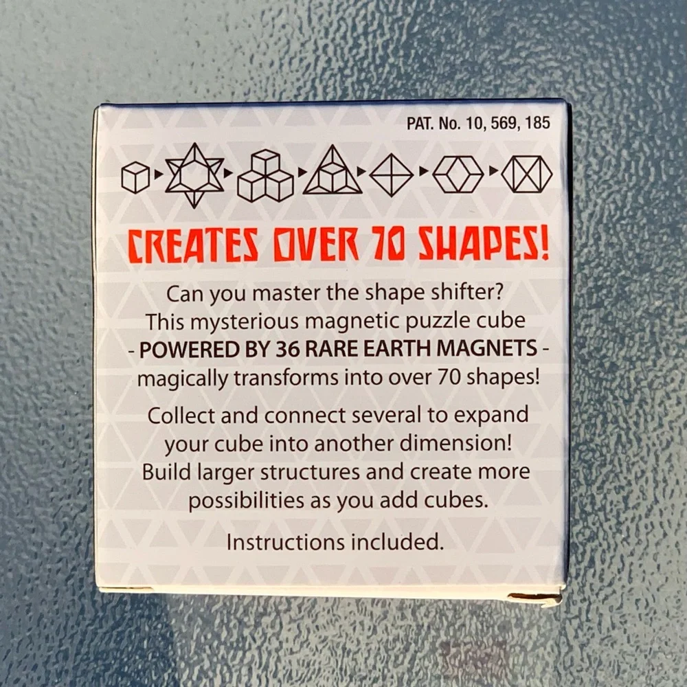 Shashibo 3D Magnet Shape-Shifting Puzzle Cube ~ Blue Planet